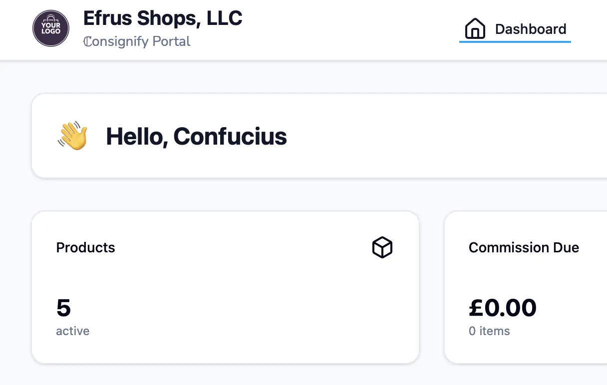 Customize your portal with your own logo